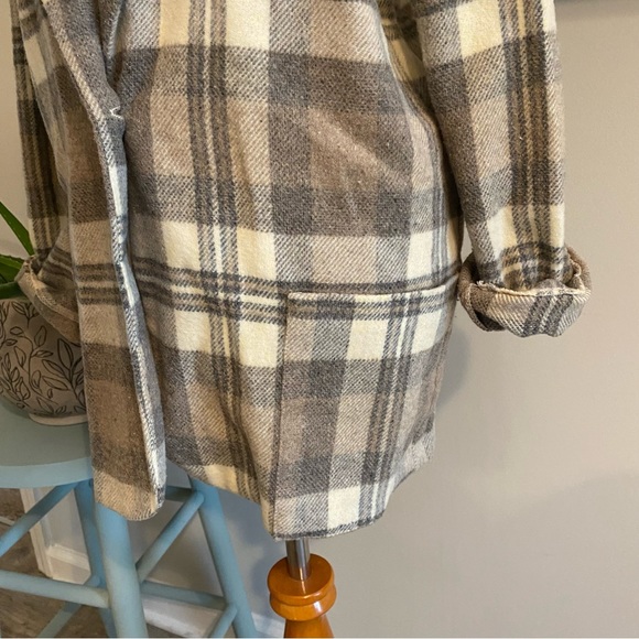 Vintage Wool Plaid Blazer - Picture 3 of 3